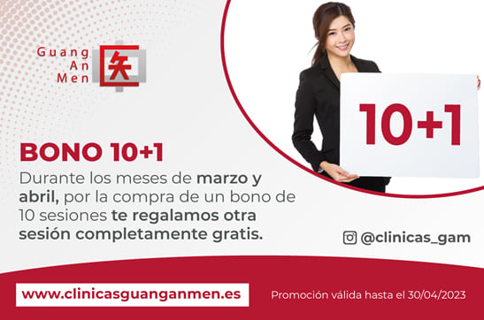 Te regalamos una sesión completamente gratis por la compra de un bono 10 | Clínicas Guang An Men | Clínicas de Acupuntura